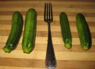 zuccini and fork