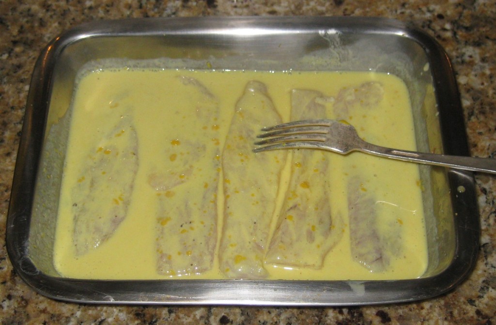 Allow the fillets to marinate for an hour